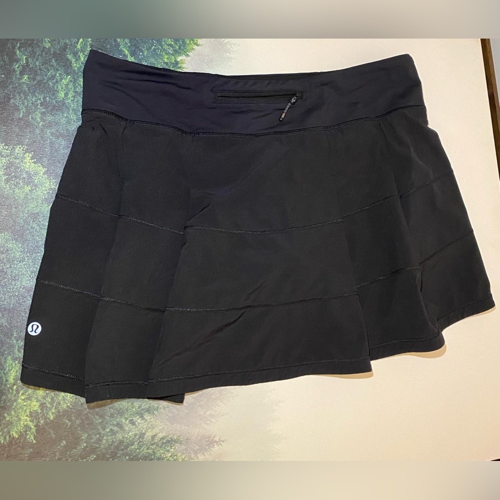 Lululemon black Pace Rival Skirt